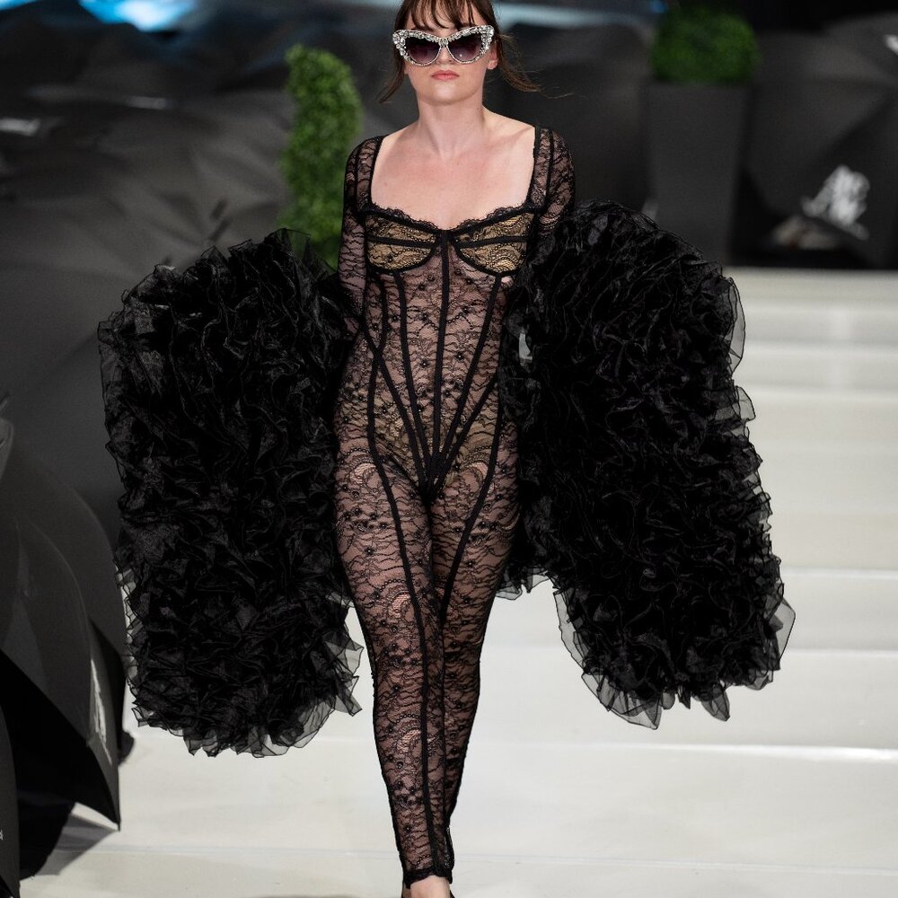 Sophisticated Black Lace Luxury Jumpsuit